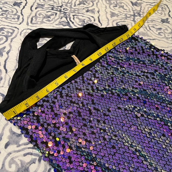 Custom dance leotard outfit costume sequin girls Large L - Picture 3 of 5